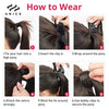 Clip in Wrap Around Ponytail Human Hair